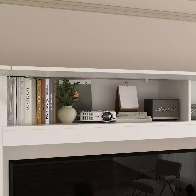 Meuble TV grand modèle Famapy – Meuble TV tout-en-un : l'essentiel du salon, esthétique et pratique