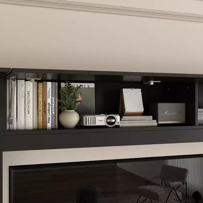 Meuble TV grand modèle Famapy – Meuble TV tout-en-un : l'essentiel du salon, esthétique et pratique