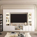 Meuble TV grand modèle Famapy – Meuble TV tout-en-un : l'essentiel du salon, esthétique et pratique