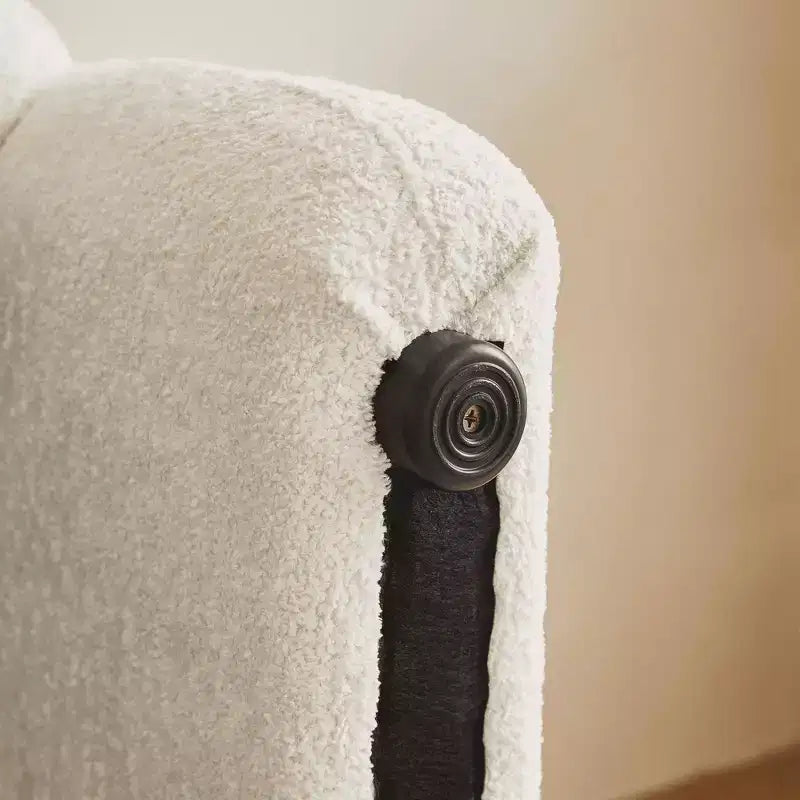 MAYEERTY Canapé-lit avec USB, lit gigogne réglable 3-en-1 et pochette latérale (Velours)