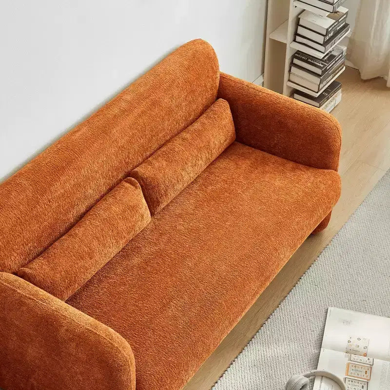 MAYEERTY Canapé-lit avec USB, lit gigogne réglable 3-en-1 et pochette latérale (Velours)