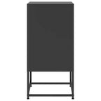 vidaXL Table de Chevet Table de Nuit Table d'appoint Meuble de Chambre à Coucher Acier
