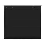 FAMYYT Armoire de toilette rectangulaire en MDF avec miroir, 32 po L x 28 po H, 5 étagères amovibles, charnières à fermeture douce