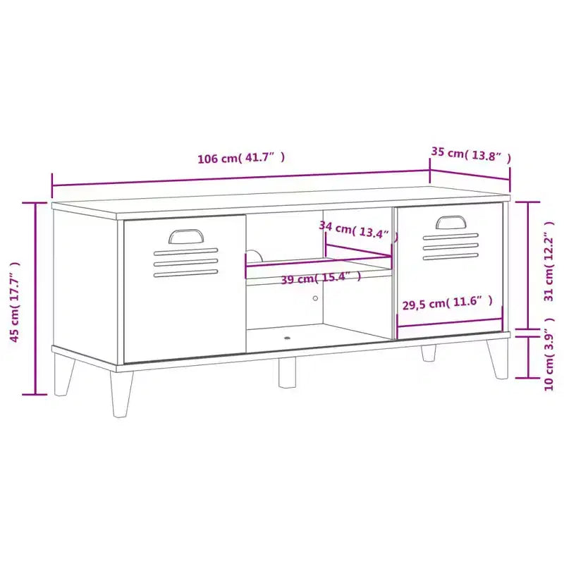 vidaXL Meuble à Chaussures Banc de Rangement Étagère de Rangement Meuble d'Entrée Bois Massif de Pin