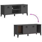 vidaXL Meuble à Chaussures Banc de Rangement Étagère de Rangement Meuble d'Entrée Bois Massif de Pin