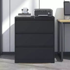 Meuble de classement latéral verrouillable 40H - Métal robuste pour bureau à domicile, glissières silencieuses à extension complète, anti-basculement, compatible lettres/légal/A4/F4