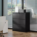 Meuble de classement latéral verrouillable 40H - Métal robuste pour bureau à domicile, glissières silencieuses à extension complète, anti-basculement, compatible lettres/légal/A4/F4