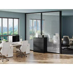 Meuble de classement latéral verrouillable 40H - Métal robuste pour bureau à domicile, glissières silencieuses à extension complète, anti-basculement, compatible lettres/légal/A4/F4