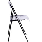 InterSpaceLiving Kasper Flex Chaises pliantes de luxe modernes en acrylique Lucite PK