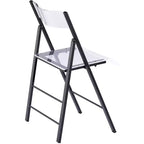 InterSpaceLiving Kasper Flex Chaises pliantes de luxe modernes en acrylique Lucite PK