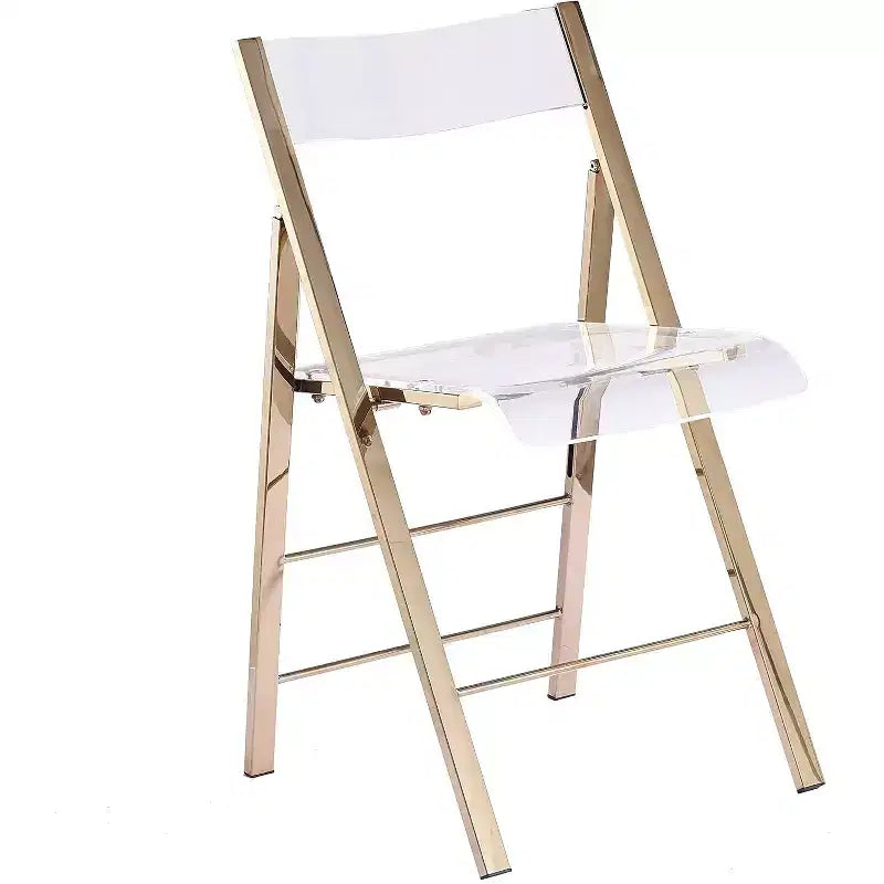 InterSpaceLiving Kasper Flex Chaises pliantes de luxe modernes en acrylique Lucite PK