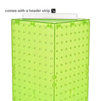 Présentoir de comptoir rotatif à quatre faces en pegboard avec crochets Azar Displays